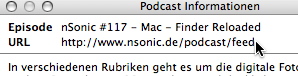 iTunes Feedinfo 2